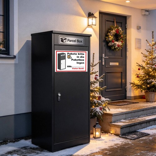 Paketbox postkasten groß - paketbox,