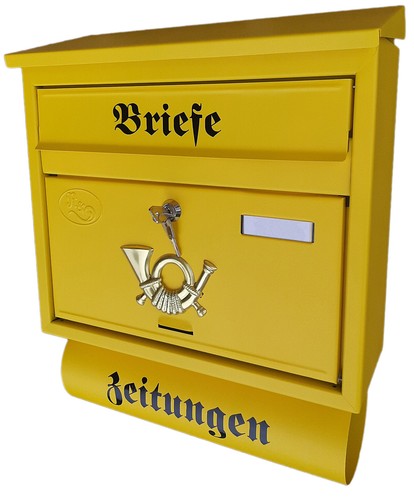 Moderner großer briefkasten - briefkasten, /