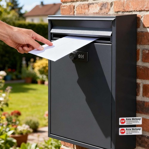 Briefkasten zahlenschloss - briefkasten,